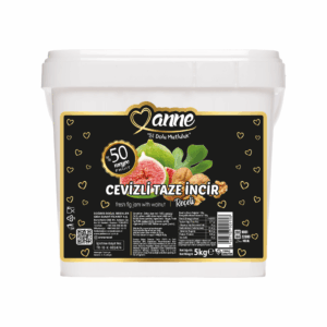 Cevizli Taze İncir Reçeli 5000 Gr (%50 Meyveli)
