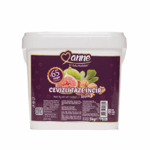 Cevizli Taze İncir Reçeli 5000 Gr (%65 Meyveli)