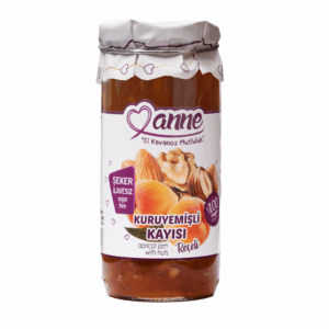 Kuruyemişli Kayısı Reçeli 300 Gr (Şeker İlavesiz)